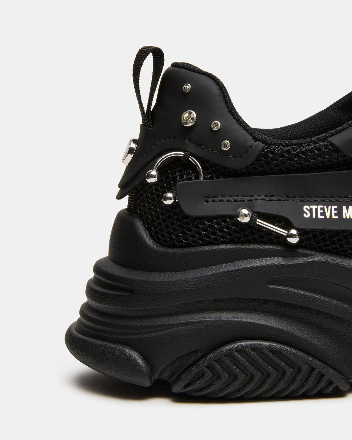 PIERCED Black Low-Top Lace-Up Men's Sneaker