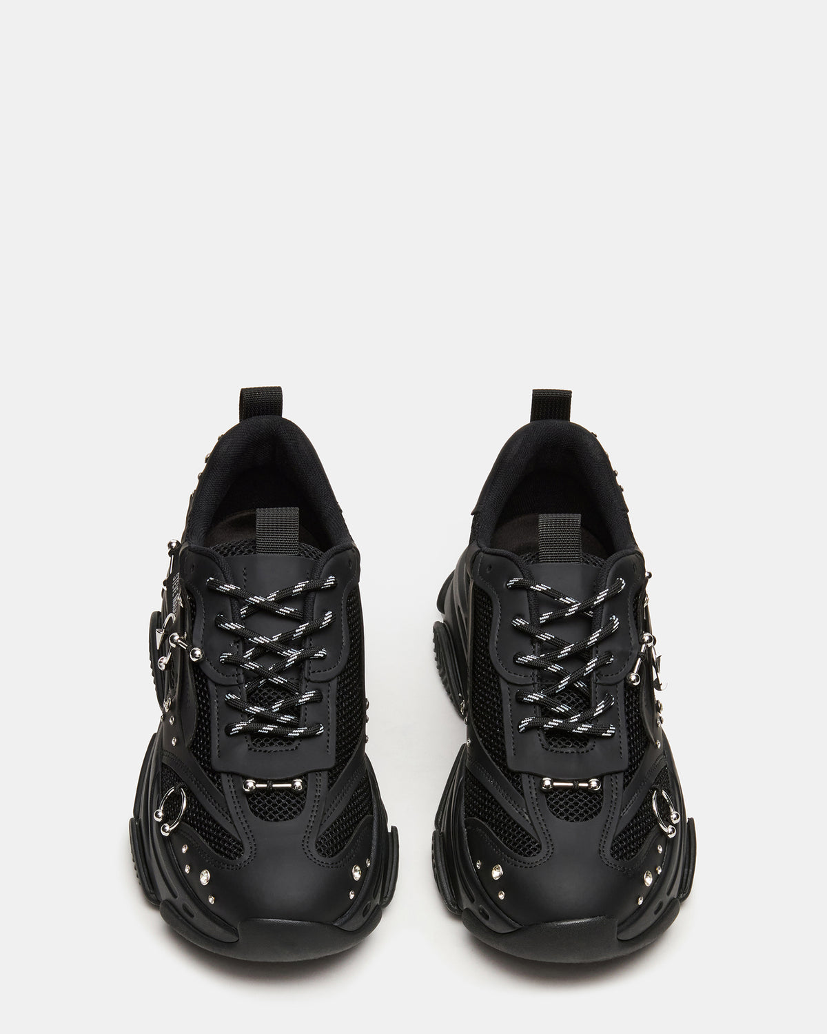 PIERCED Black Low-Top Lace-Up Men's Sneaker