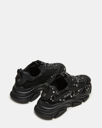 PIERCED Black Low-Top Lace-Up Men's Sneaker