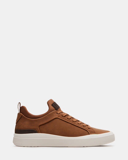DACK Cognac Men's Lace-Up Sneakers