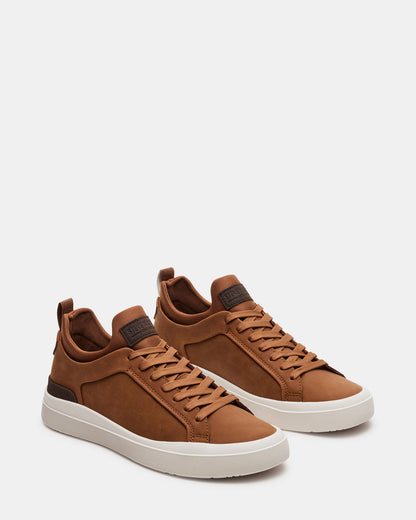 DACK Cognac Men's Lace-Up Sneakers