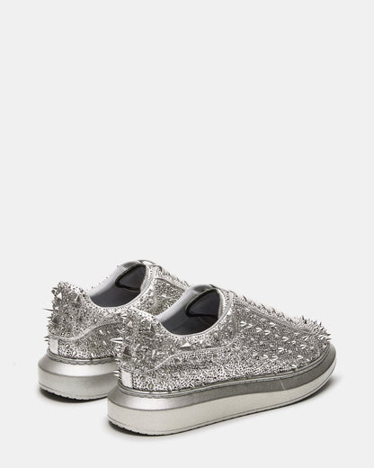 ICEBOX Pewter Metallic Men's Low-Top Lace-Up Sneaker