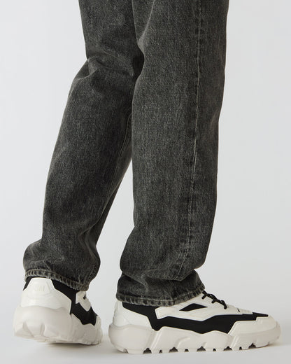 PACE Black/White Low-Top Lace-Up Men's Sneaker