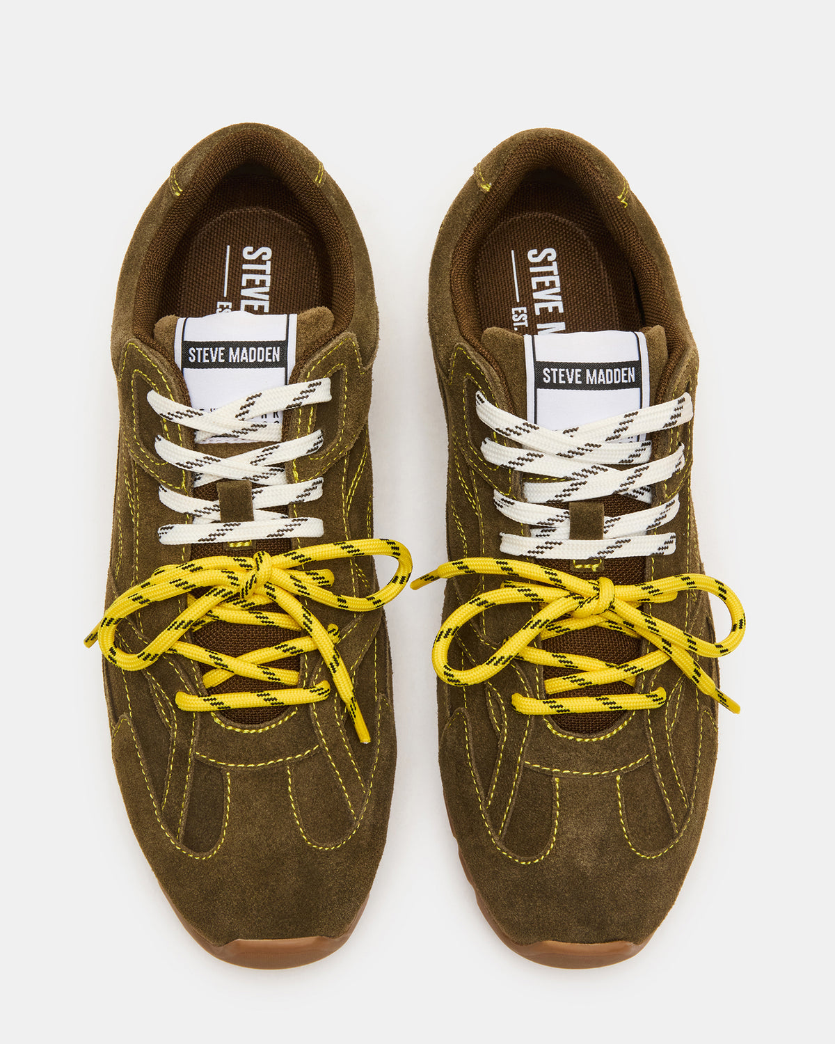 MIDAS Olive Low-Top Lace-Up Men's Sneaker
