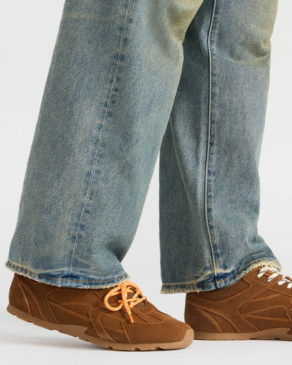 MIDAS Olive Low-Top Lace-Up Men's Sneaker
