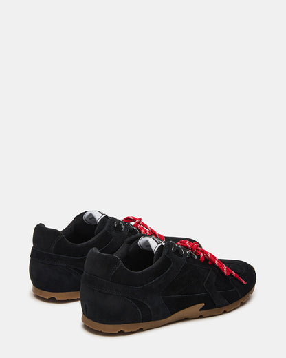 MIDAS Black Multi Low-Top Lace-Up Men's Sneaker