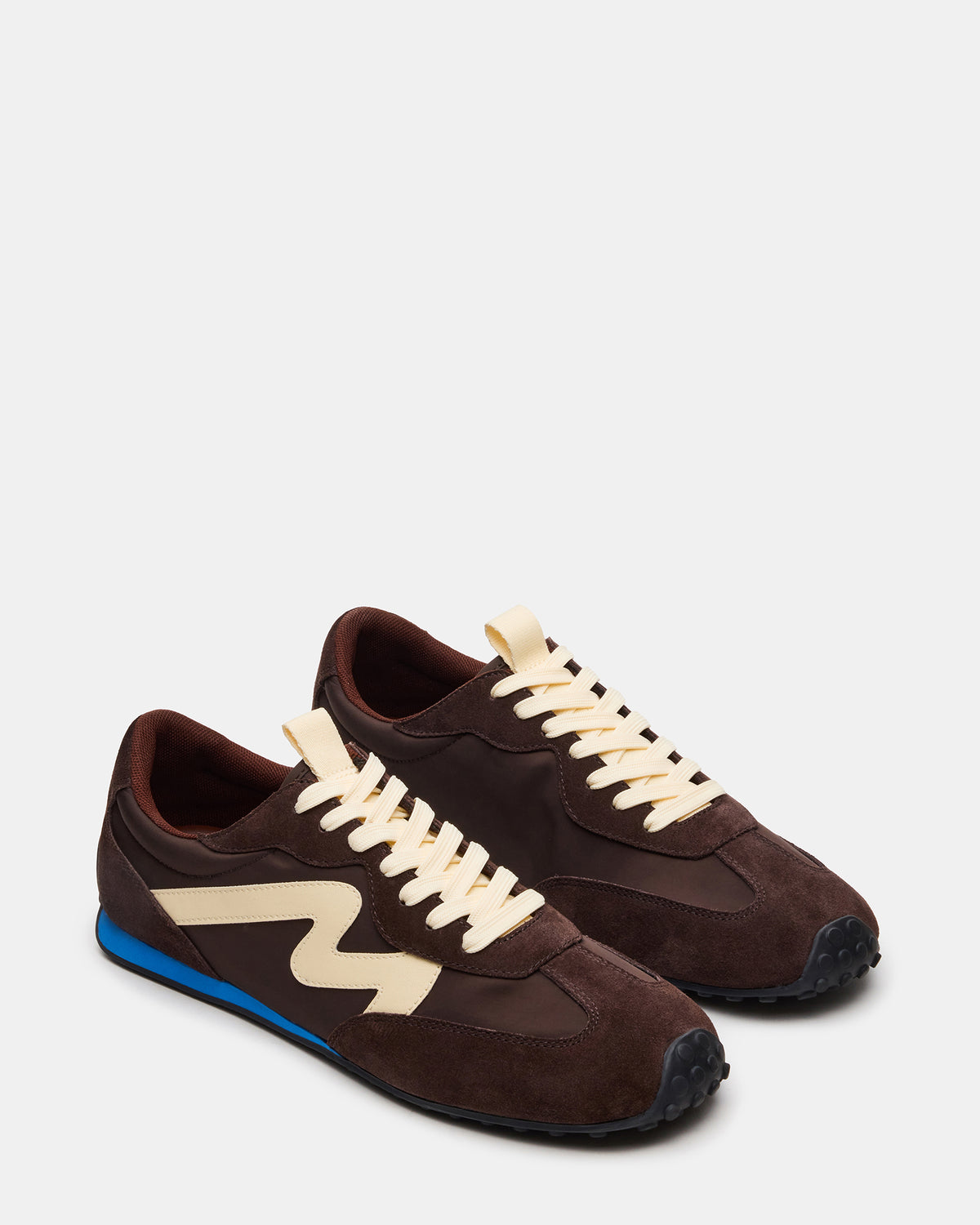 CYRUS Brown Multi Low-Top Lace-Up Men's Sneaker