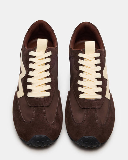 CYRUS Brown Multi Low-Top Lace-Up Men's Sneaker