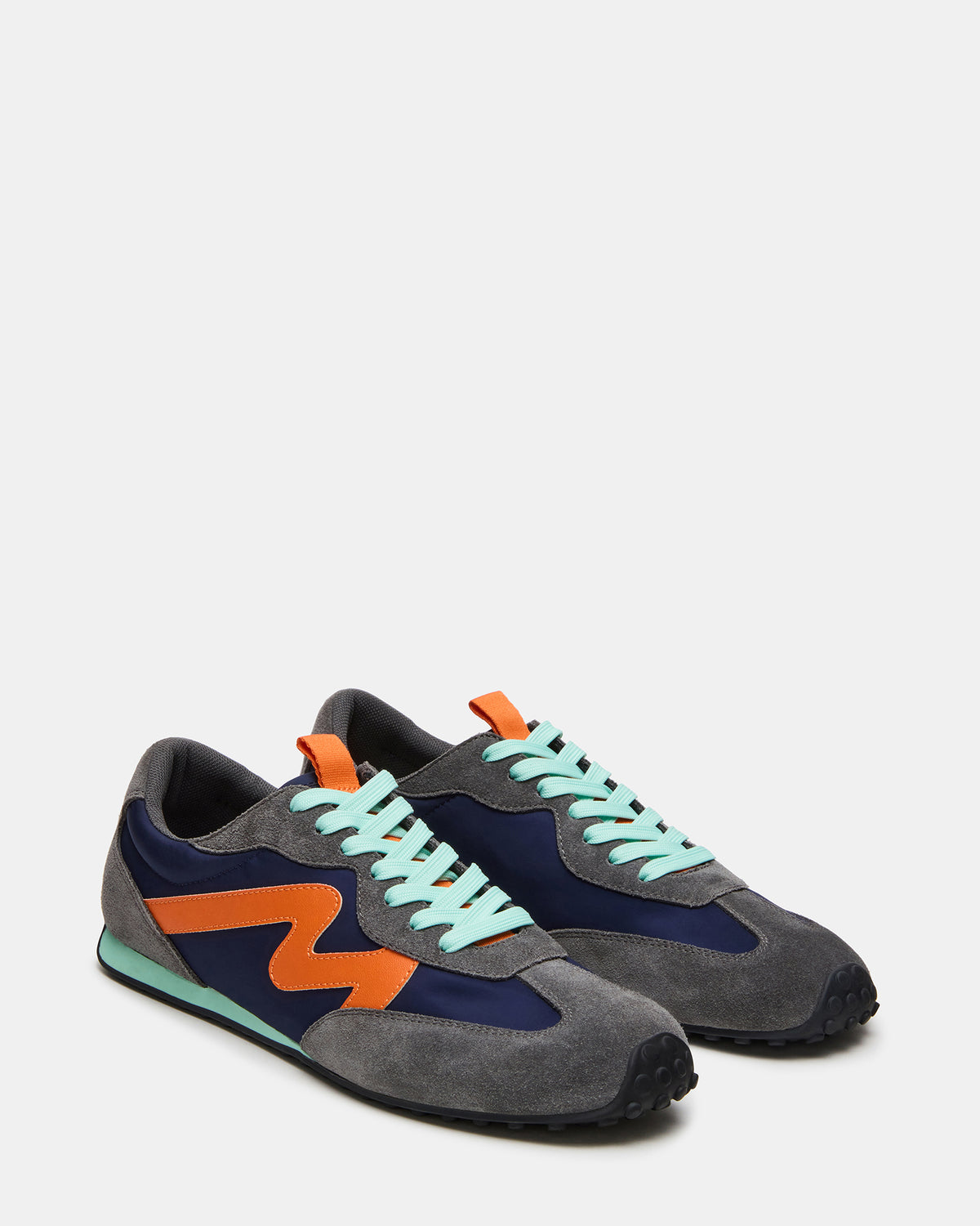 CYRUS Grey Multi Low-Top Lace-Up Men's Sneaker