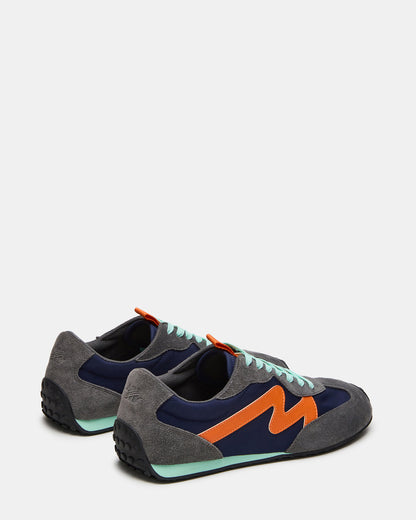 CYRUS Grey Multi Low-Top Lace-Up Men's Sneaker