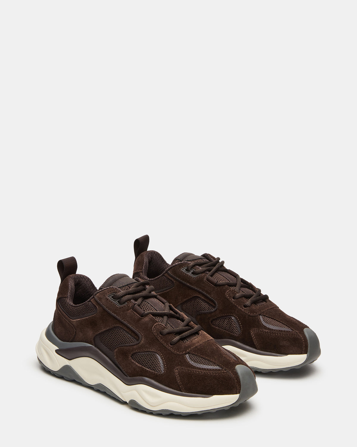 SALVADOR Brown Low-Top Lace-Up Men's Sneaker