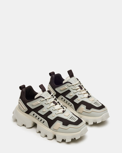 PONCE Cream Multi Chunky Sole Lace Up Men's Sneaker