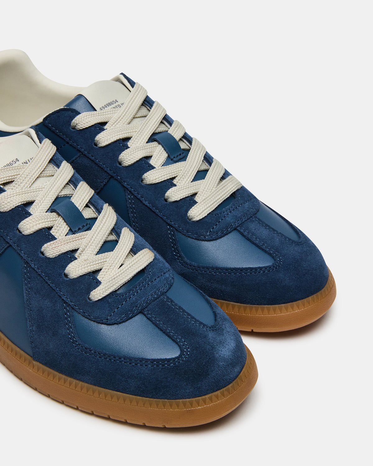 DIXON Navy Suede Low-Top Panel Men's Sneaker