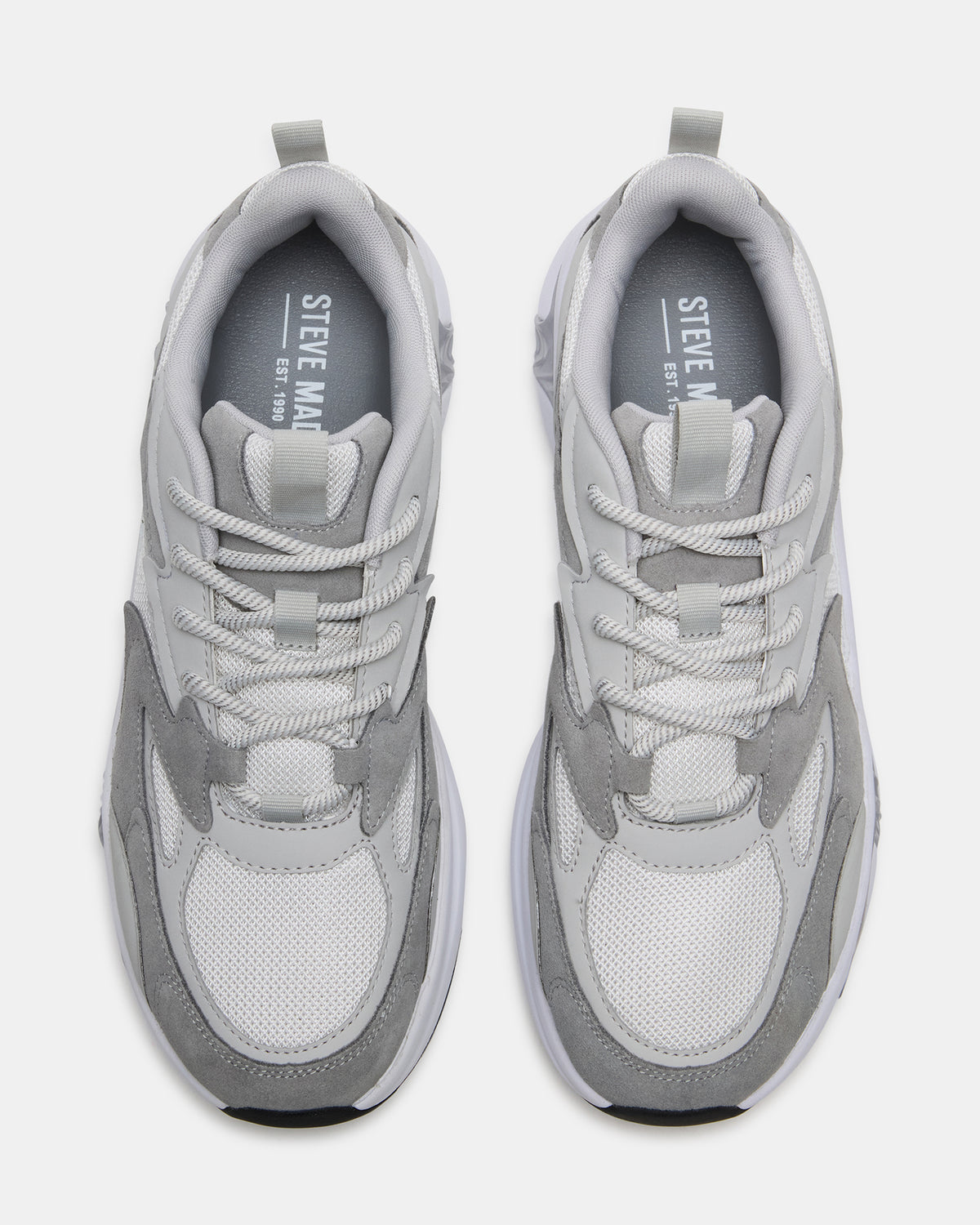YGOR Grey Multi Men's Low-Top Lace-Up Sneaker