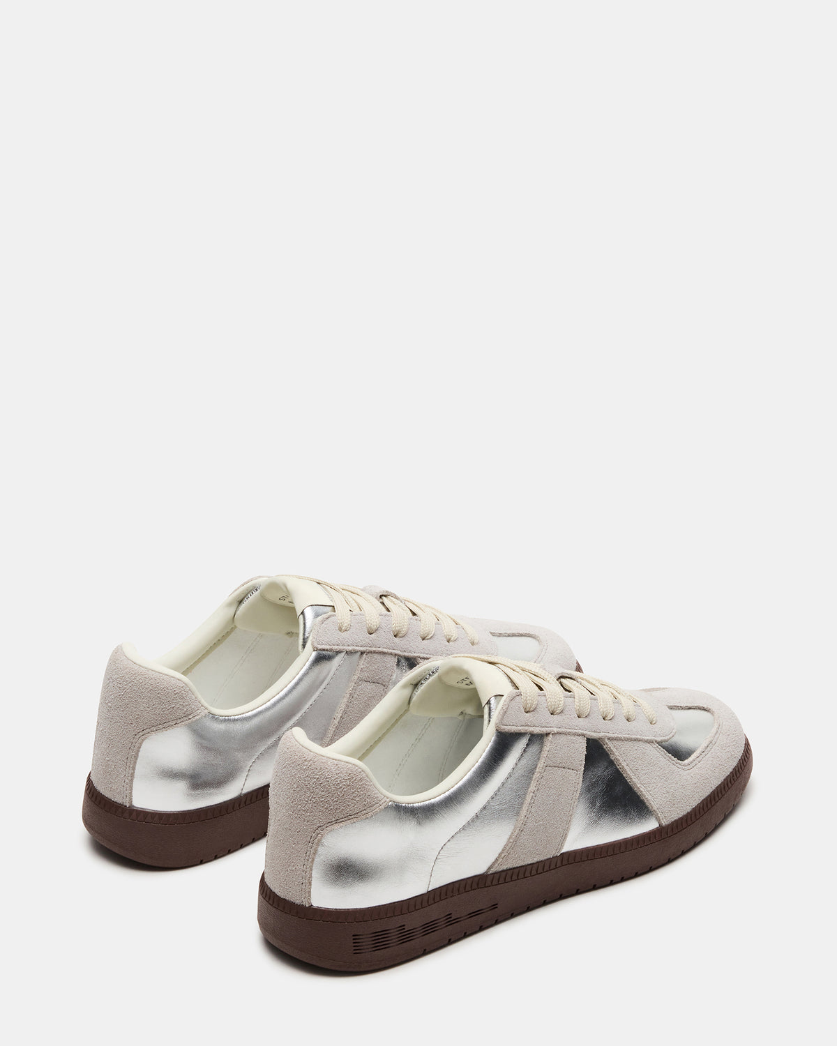 DIXON Silver Low-Top Panel Men's Sneaker