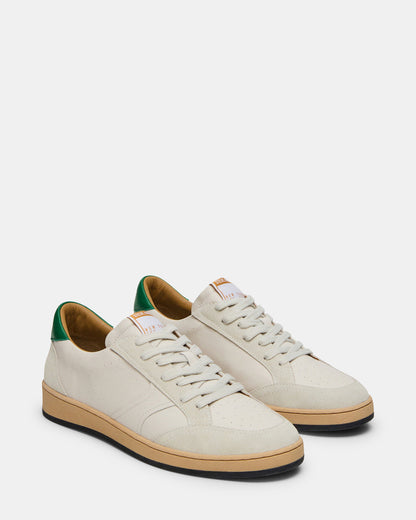 PRISMO Green Multi Low-Top Lace-Up Men's Sneaker