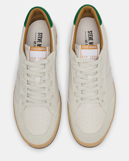 PRISMO Green Multi Low-Top Lace-Up Men's Sneaker