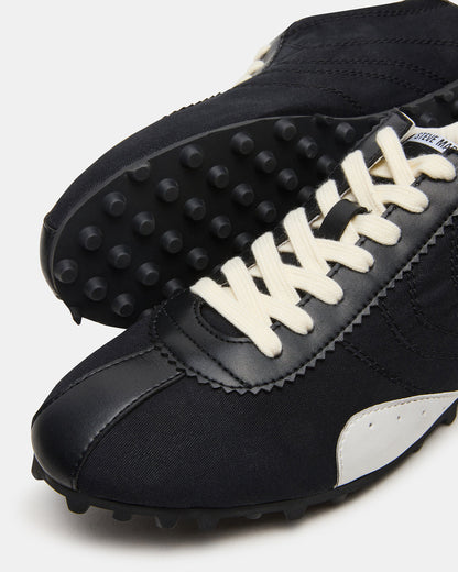 PUZZLE Black Low-Top Lace-Up Men's Sneaker