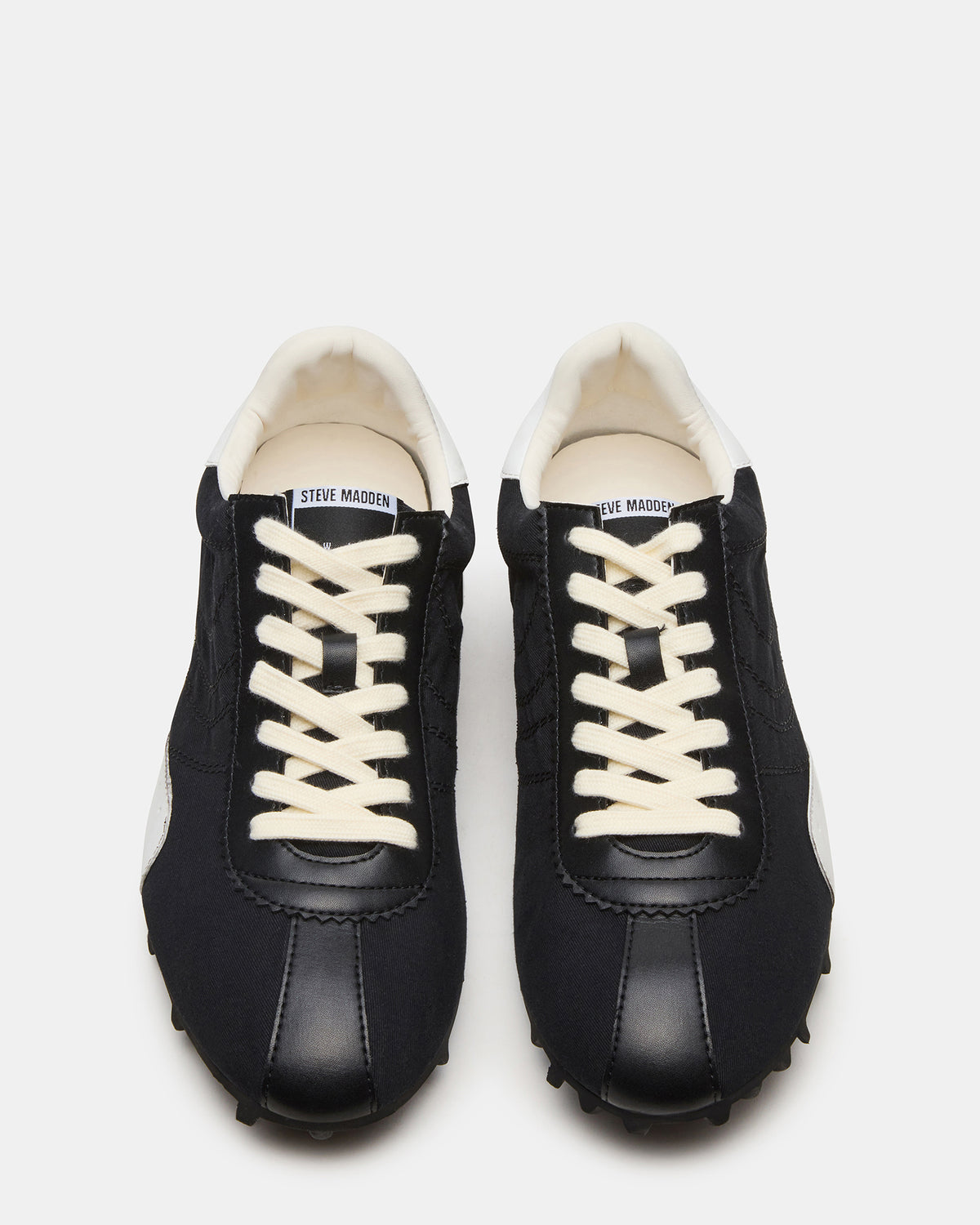 PUZZLE Black Low-Top Lace-Up Men's Sneaker