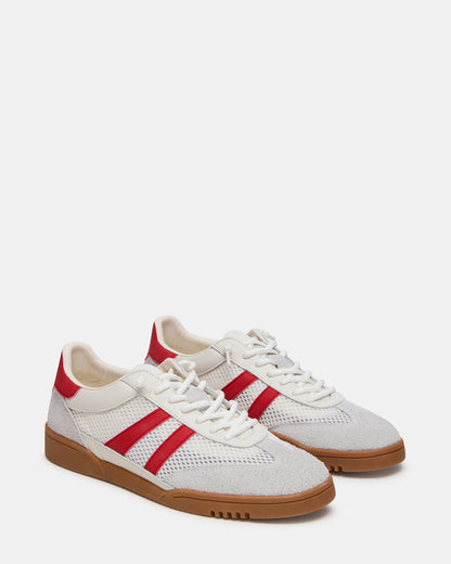 VIENTO White Multi Low-Top Lace-Up Men's Sneakers