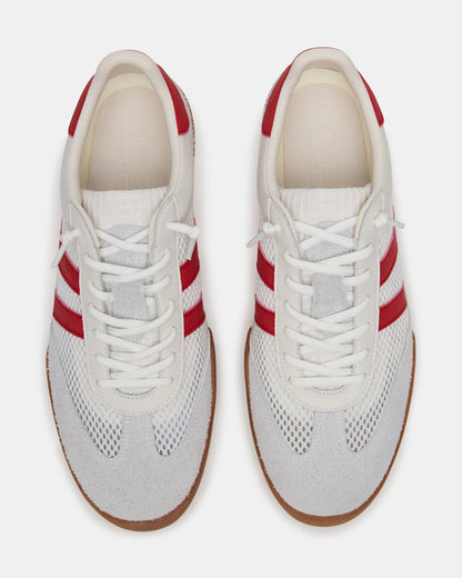 VIENTO White Multi Low-Top Lace-Up Men's Sneakers