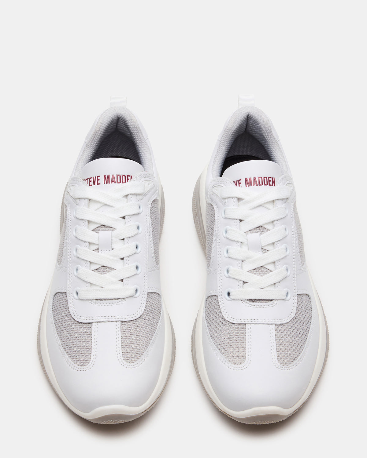 PICOLO White Low-Top Lace-Up Men's Sneaker