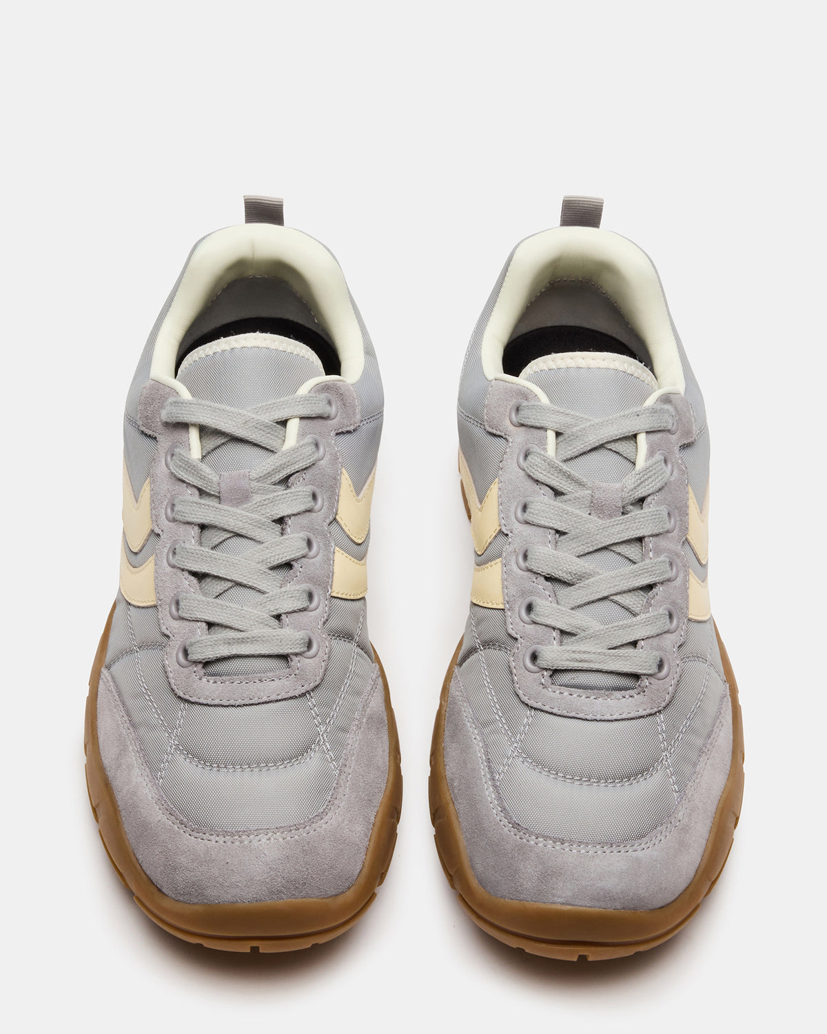 HORIZON Grey Low-Top Lace-Up Men's Sneaker