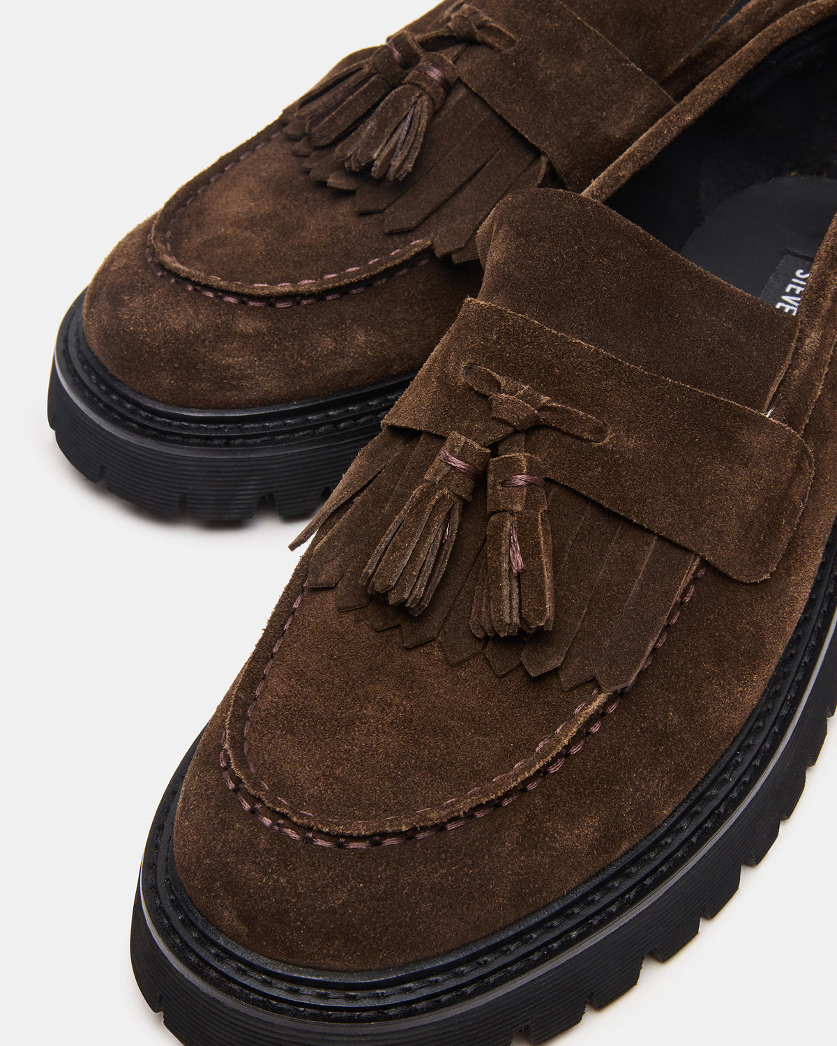 ZEV Brown Suede Lug Sole Dress Men's Loafer