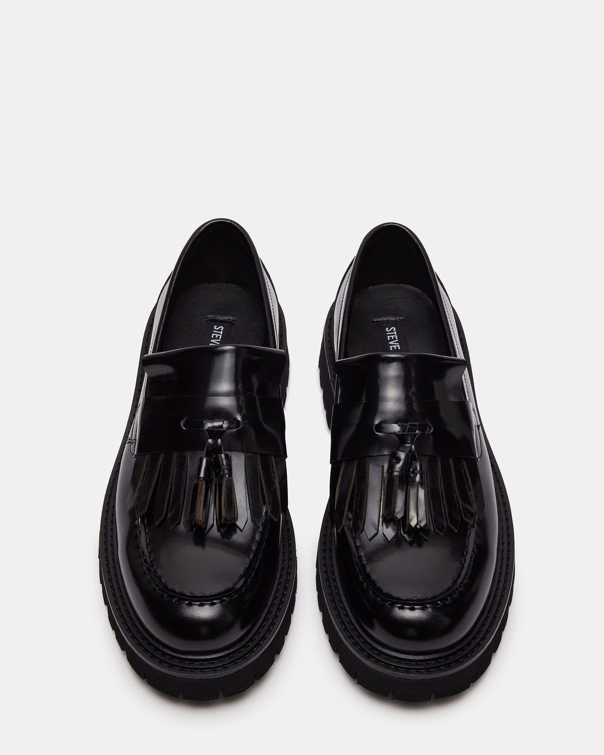 ZEV Black Box Lug Sole Dress Men's Loafer