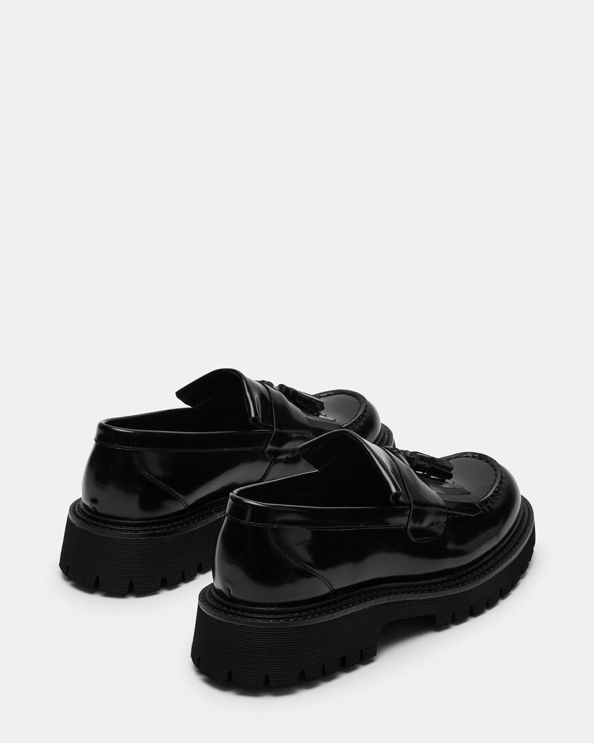 ZEV Black Box Lug Sole Dress Men's Loafer