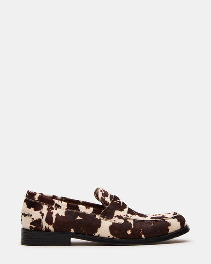 NATAN Cream Multi Slip-On Dress Men's Loafer