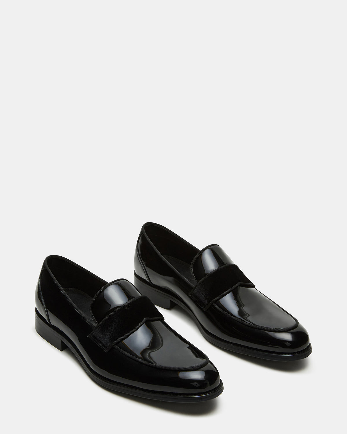 ESCADA Black/Black Slip-On Men's Dress Loafer