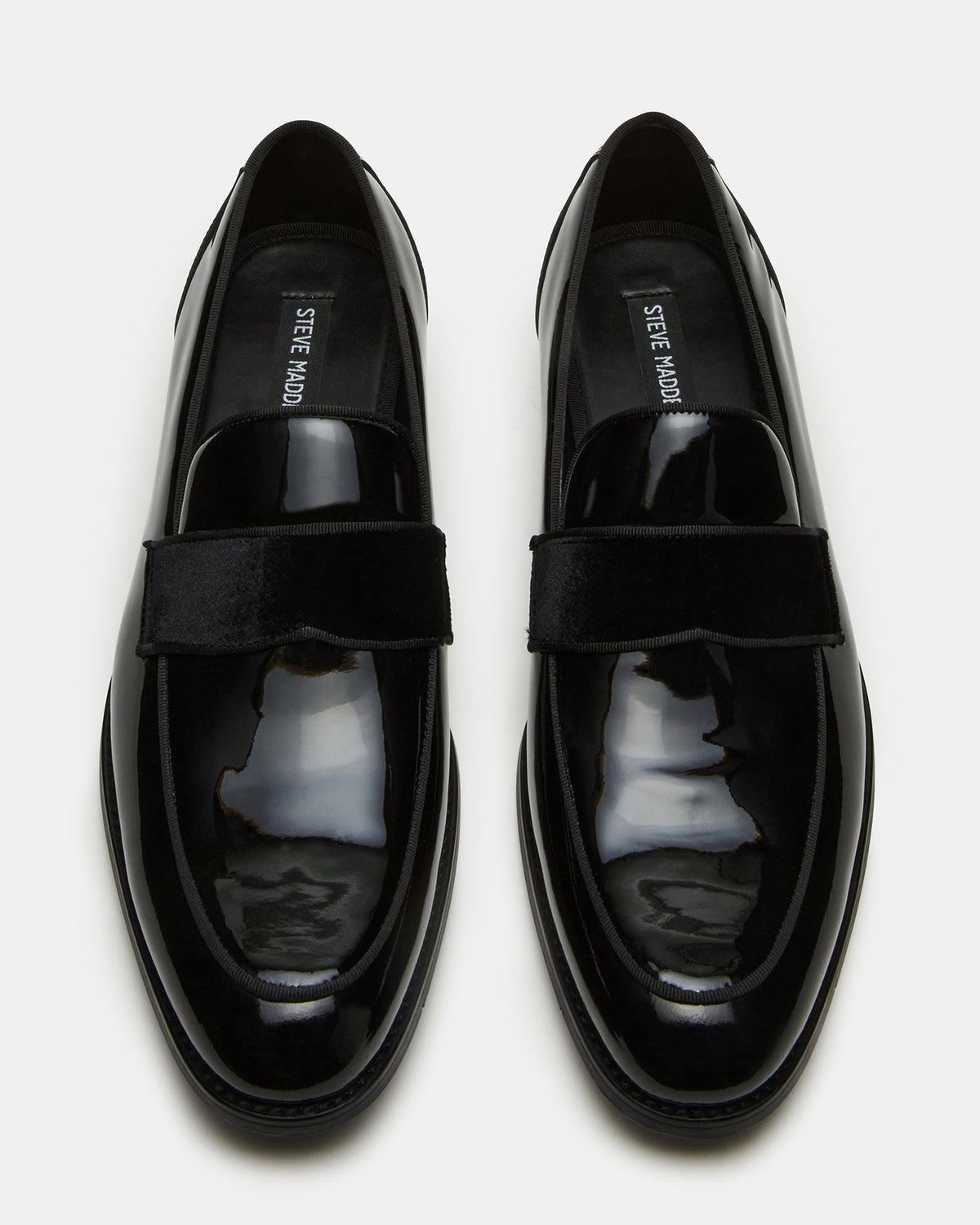 ESCADA Black/Black Slip-On Men's Dress Loafer