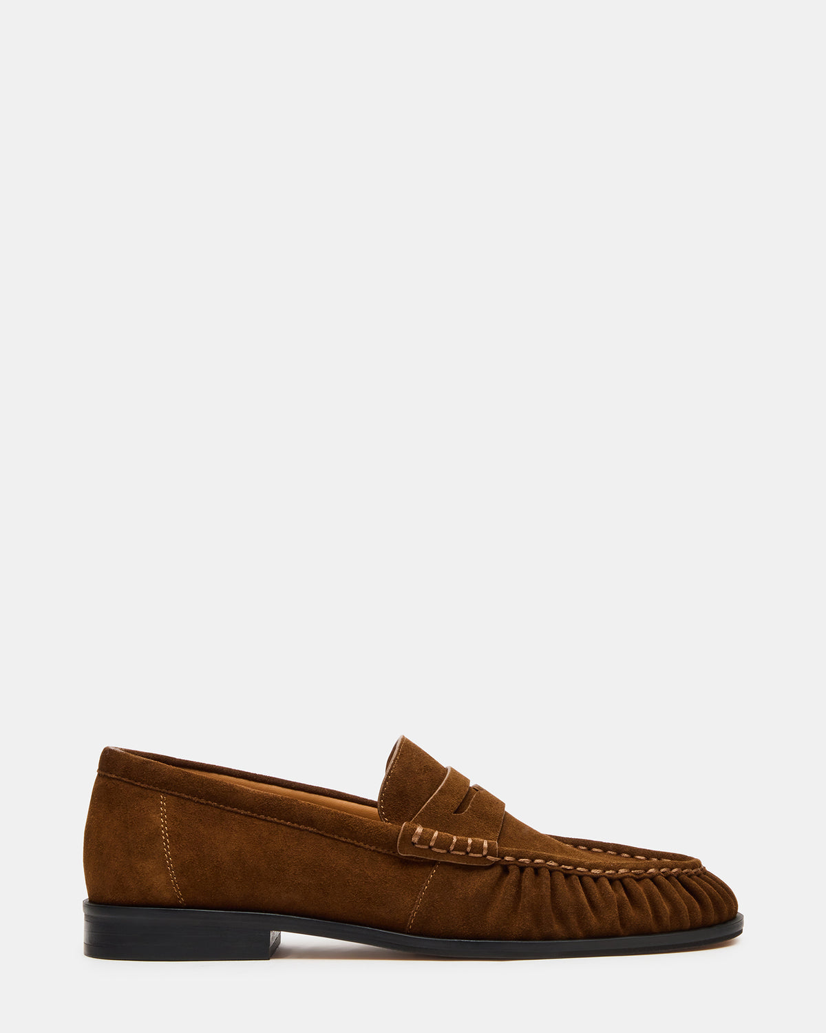 QUINCEY Chestnut Suede Slip-On Men's Loafer