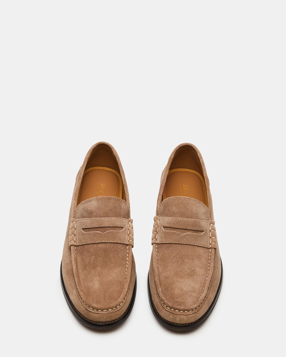 HUCKLE Taupe Suede Slip-On Men's Loafer