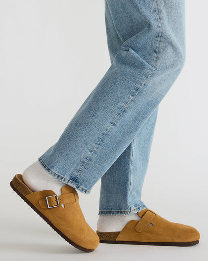 WILDERR Chestnut Suede Slip-On Men's Casual Clog