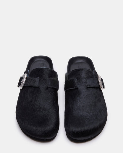 WOOLY Black Slip-On Men's Casual Clog
