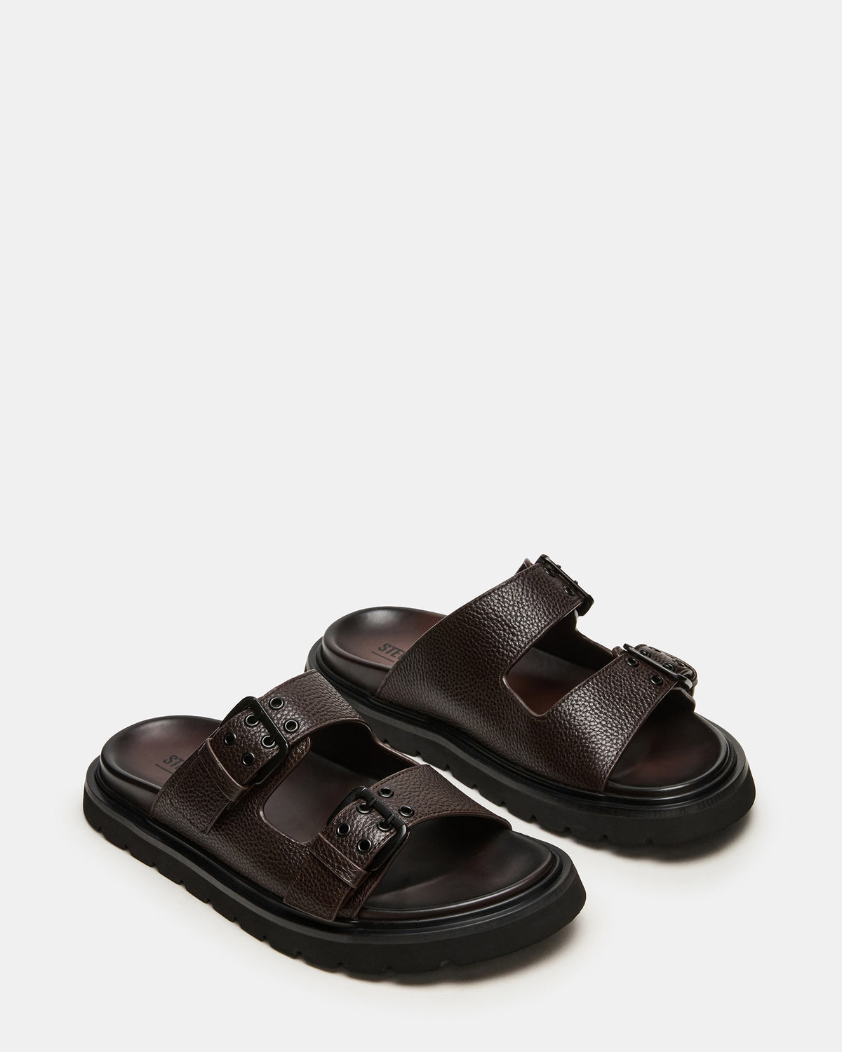 LUXOR Dark Brown Slide Footbed Men's Sandal