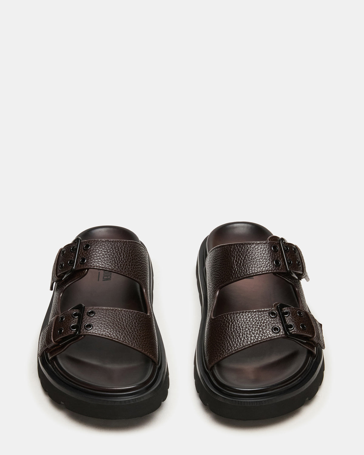 LUXOR Dark Brown Slide Footbed Men's Sandal