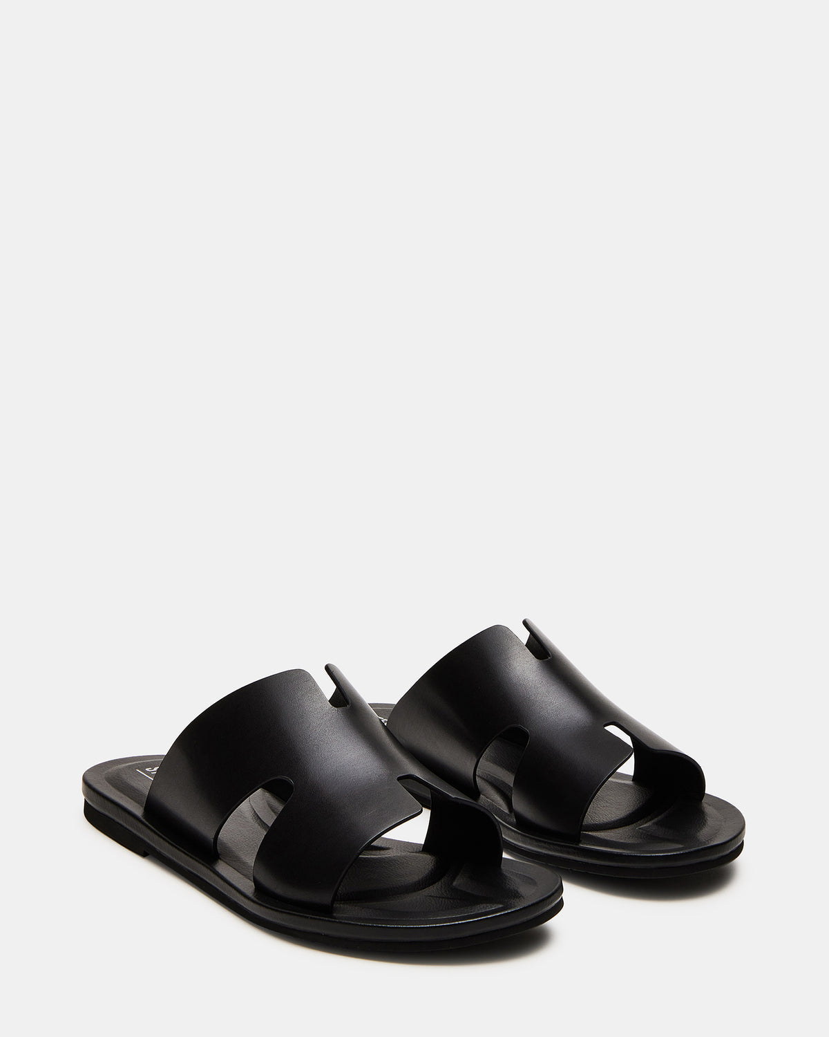 SPLASH Tan Leather Men's Flat Slip-On Sandal