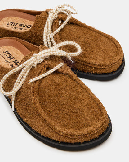 SAILOR Tan Slip-On Laces Footbed Men's Casual Shoe
