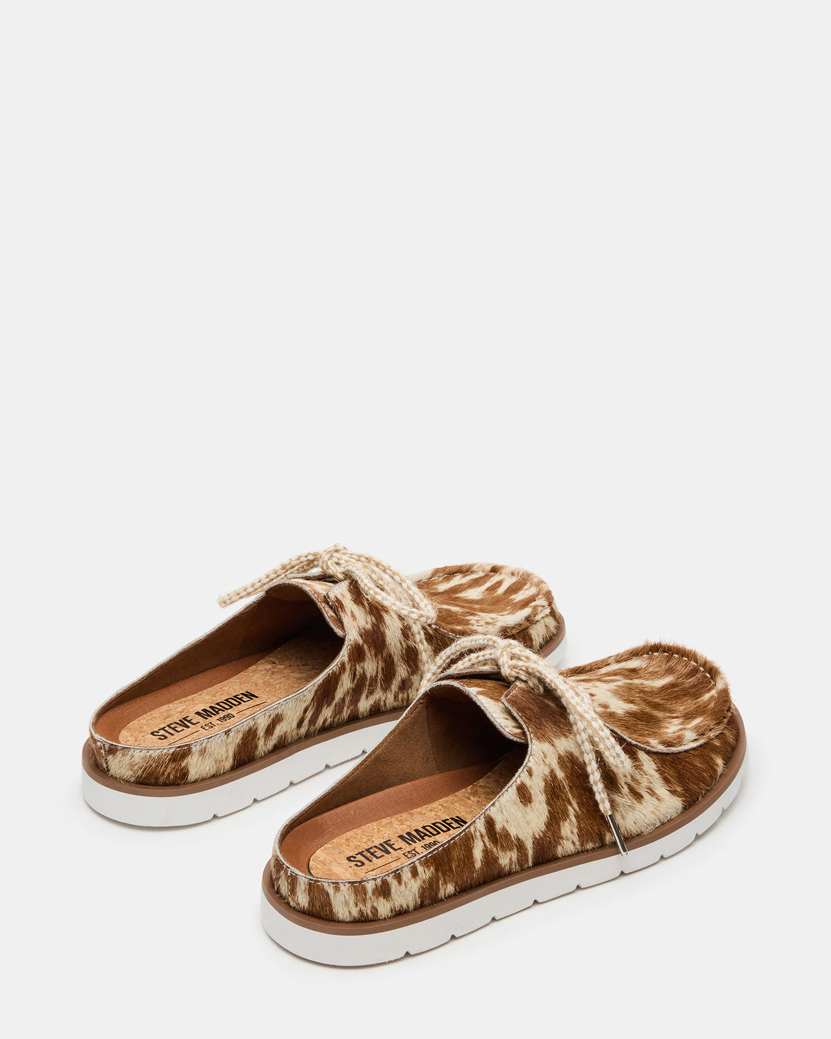 SAILOR Brown White Slip-On Laces Footbed Men's Casual Shoe
