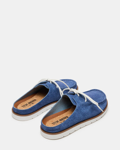 SAILOR Blue Slip-On Laces Footbed Men's Casual Shoe