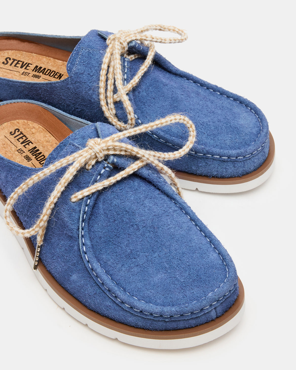 SAILOR Blue Slip-On Laces Footbed Men's Casual Shoe