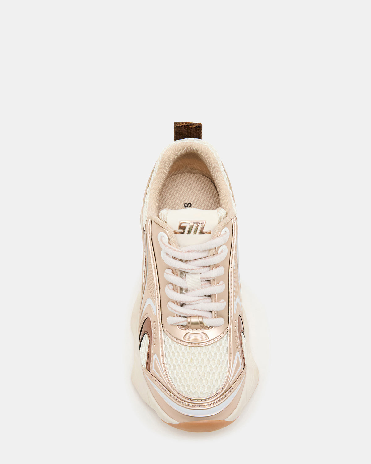 Kids' SPEDSTR Rose Gold Low-Top Lace-Up Girls' Sneaker