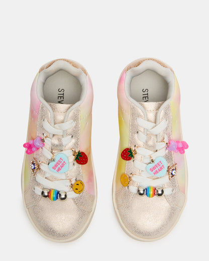 Toddlers' POET Pastel Multi Girls' Low-Top Lace-Up Sneaker