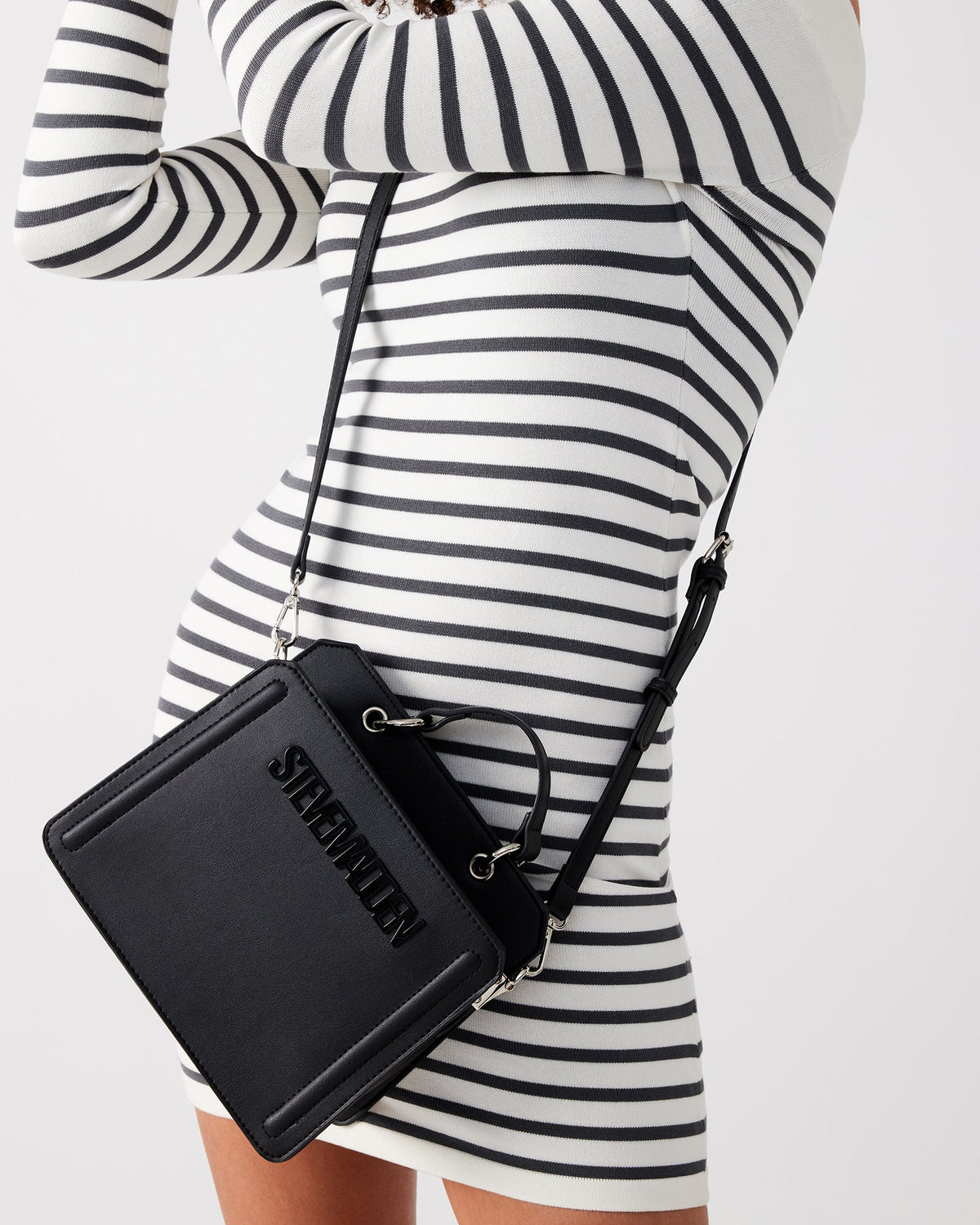 EVELYN Fang Bag Black Top Handle Crossbody Bag