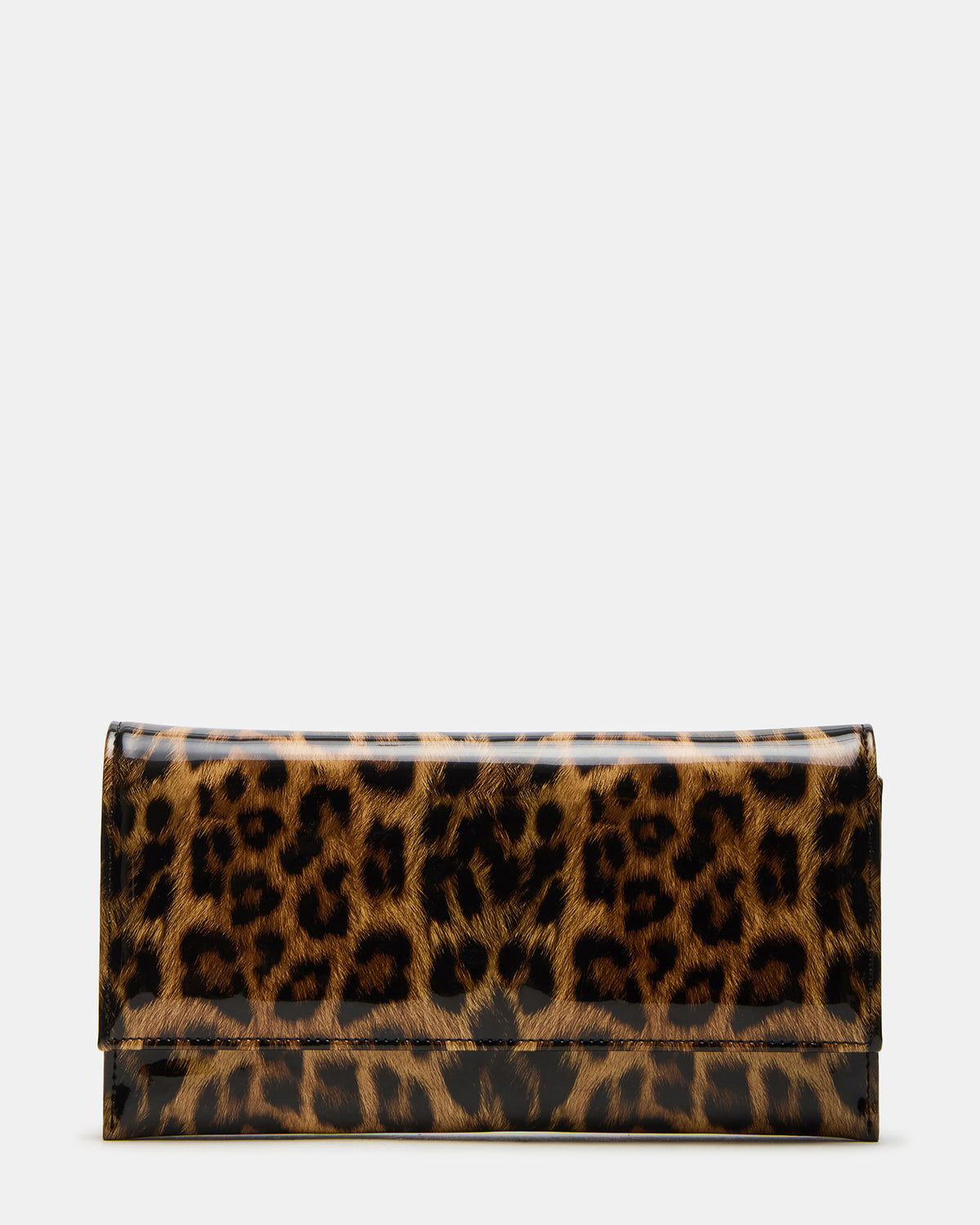 JULIANA Bag Leopard Patent Crossbody Clutch Handbag