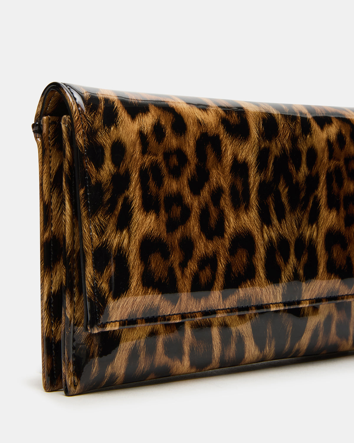 JULIANA Bag Leopard Patent Crossbody Clutch Handbag