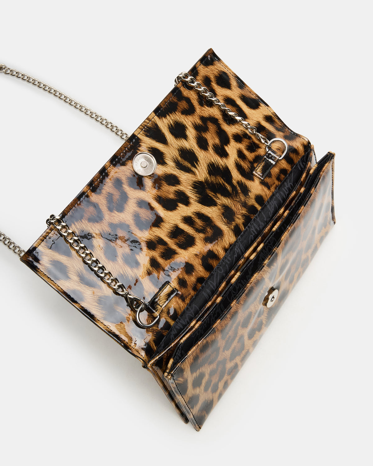 JULIANA Bag Leopard Patent Crossbody Clutch Handbag
